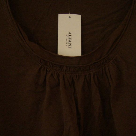 NWT!!! Alfani Intimates Chocolate Sleepshirt - Picture 2 of 3
